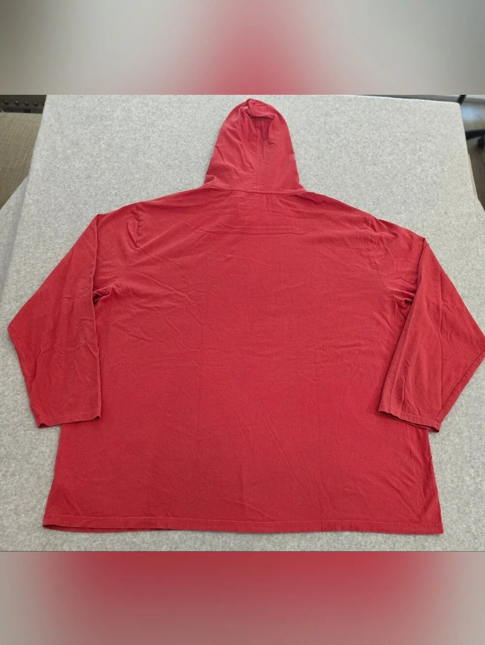 Polo by Ralph Lauren Men's Red Hooded Long-Sleeve Tee
